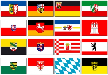 Flagge Set 16 Bundesländer