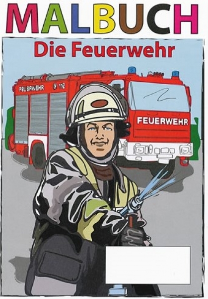 Buch Malbuch "Die Feuerwehr"