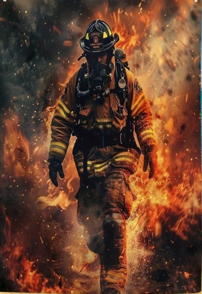 Strandtuch Firefighter